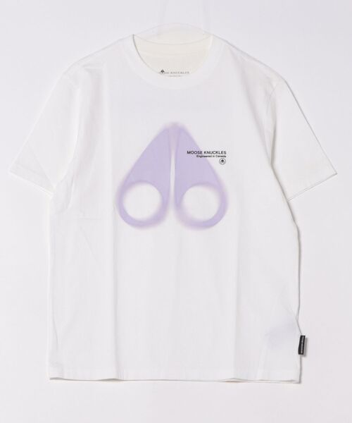 MOOSE KNUCKLES（ムースナックルズ）の「【MOOSE KNUCKLES】 ロゴプリントTシャツ（Tシャツ/カットソー・メンズ・ブラック/ホワイト・3/2/1）」の2枚目の写真