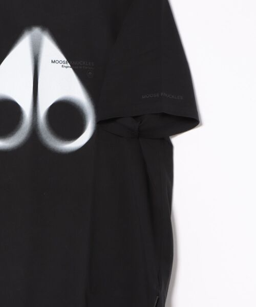 MOOSE KNUCKLES（ムースナックルズ）の「【MOOSE KNUCKLES】 ロゴプリントTシャツ（Tシャツ/カットソー・メンズ・ブラック/ホワイト・3/2/1）」の4枚目の写真
