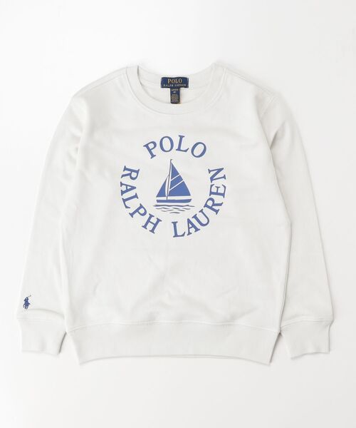 POLO RALPH LAUREN CHILDRENSWEAR(ポロ ラルフ ローレン チルドレンズウェア)の「ロゴ フレンチ テリー スウェットシャツ(スウェット・キッズ・ホワイト・XL/M/L/S)」の3枚目の写真
