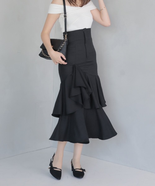 VIVIAN（ヴィヴィアン）の「サイドリボンニットスリングバックパンプス（パンプス・レディース・ブラック/アイボリー/グレー・S/M/L/LL）」の13枚目の写真