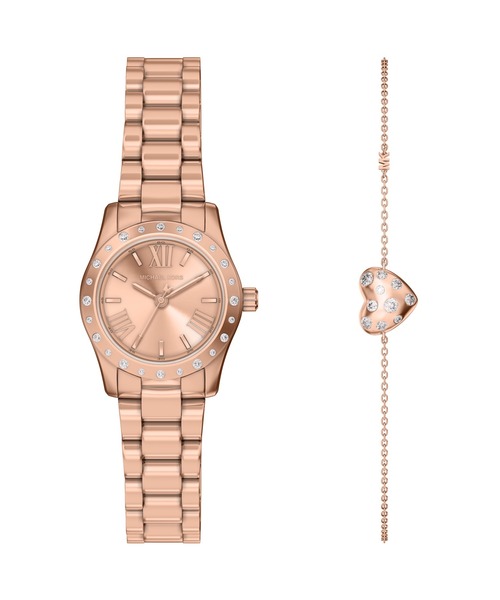 MICHAEL KORS(マイケルコース)の「マイケル・コース 腕時計 レディース アナログ ステンレス MK4994SET(アナログ腕時計・レディース・ピンクゴールド・FREE)」の1枚目の写真