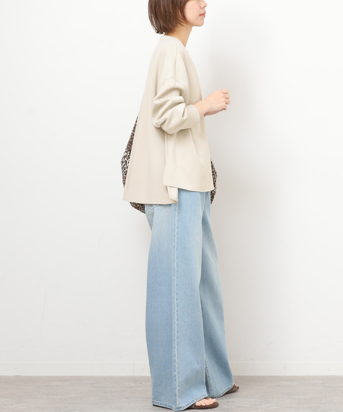 JOURNAL STANDARD relume(ジャーナルスタンダード レリューム)の「ソフトダンボールカーディガン(カーディガン/ボレロ・レディース・ブラック/ベージュ・FREE)」の13枚目の写真