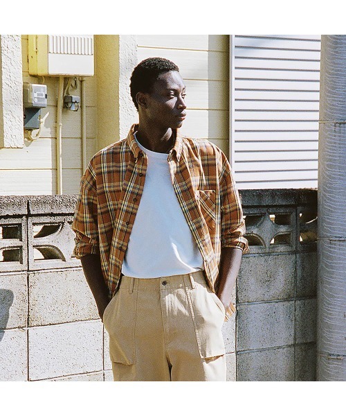 Timberland（ティンバーランド）の「【TOKYO DESIGN COLLECTIVE】ヤーン ダイ プレイド 長袖 シャツ ユニセックス（シャツ/ブラウス・メンズ・ブラウン系その他・LARGE/MEDIUM/SMALL/X-LARGE/XX-LARGE）」の3枚目の写真