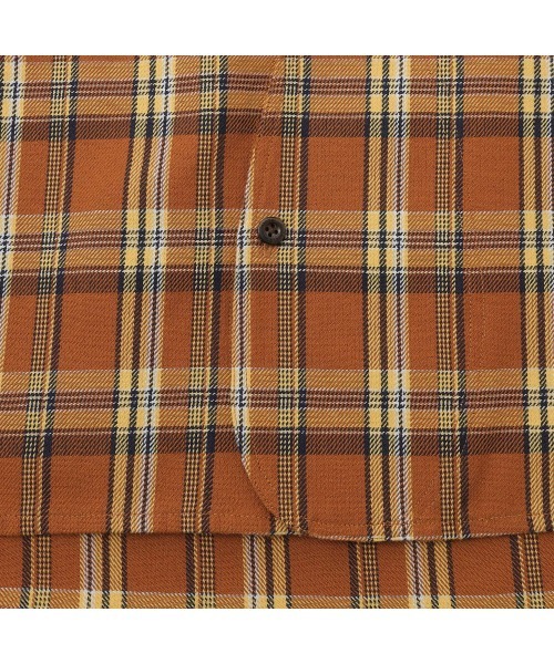 Timberland（ティンバーランド）の「【TOKYO DESIGN COLLECTIVE】ヤーン ダイ プレイド 長袖 シャツ ユニセックス（シャツ/ブラウス・メンズ・ブラウン系その他・LARGE/MEDIUM/SMALL/X-LARGE/XX-LARGE）」の7枚目の写真