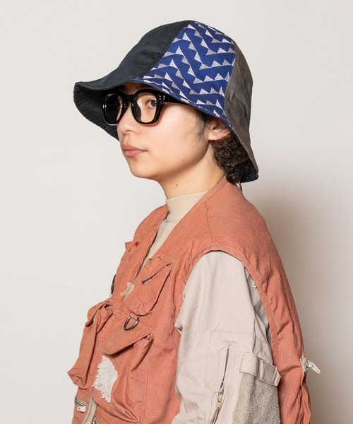 CA4LA(カシラ)の「HK PATCHY TULIP HAT 8(ハット・メンズ・ブラック/ネイビー・ONESIZE)」の11枚目の写真