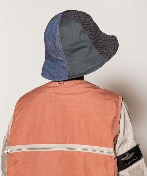 CA4LA(カシラ)の「HK PATCHY TULIP HAT 8(ハット・メンズ・ブラック/ネイビー・ONESIZE)」の12枚目の写真