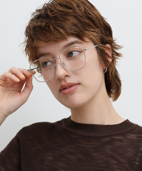 select MOCA(セレクトモカ)の「メタルフレームウェリントンサングラス(サングラス・レディース・シルバー/ゴールド・FREE)」の2枚目の写真