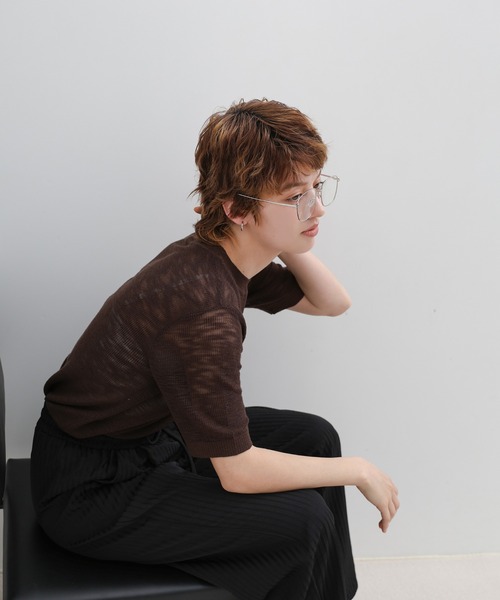 select MOCA(セレクトモカ)の「メタルフレームウェリントンサングラス(サングラス・レディース・シルバー/ゴールド・FREE)」の11枚目の写真