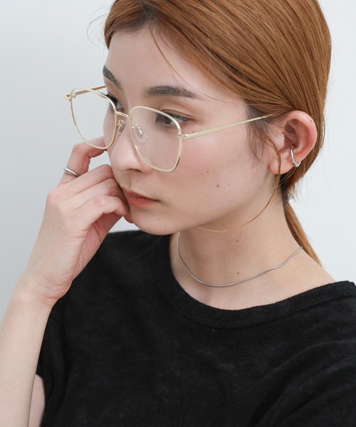 select MOCA(セレクトモカ)の「メタルフレームウェリントンサングラス(サングラス・レディース・シルバー/ゴールド・FREE)」の14枚目の写真