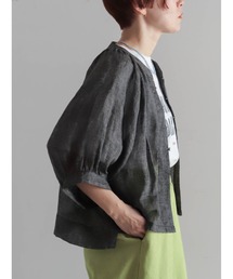 FIL DE FER（フィルデフェール）の「【予約】ラミーウィンドペンプリント ショートブラウス（シャツ/ブラウス）」