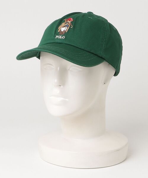 Polo ベア ツイル ボール キャップ　ラルフローレン　ラルフベア　グリーン Polo ベア ツイル ボール キャップ（キャップ）｜POLO RALPH LAUREN