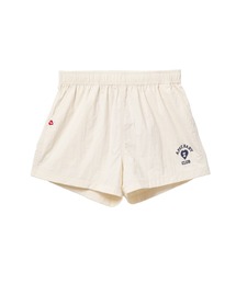 RUBBER PRINTED LOGO NYLON TRAINING SHORTS