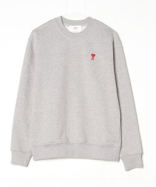 AMI Alexandre Mattiussi（アミアレクサンドルマテュッシ）の「【AMI PARIS】アミ パリス Sweat Shirt スウェット トレーナー（スウェット・レディース・グレー/ブラック/ネイビー・MEDIUM/LARGE/SMALL）」の5枚目の写真