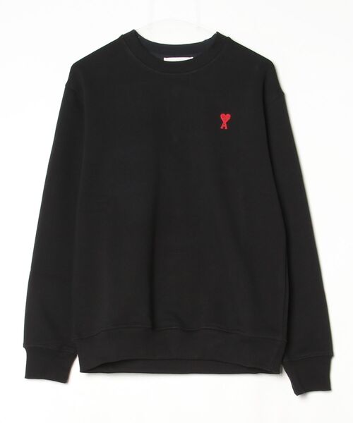 AMI Alexandre Mattiussi（アミアレクサンドルマテュッシ）の「【AMI PARIS】アミ パリス Sweat Shirt スウェット トレーナー（スウェット・レディース・グレー/ブラック/ネイビー・MEDIUM/LARGE/SMALL）」の6枚目の写真