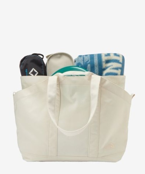 THE NORTH FACE(ザノースフェイス)の「THE NORTH FACE/ザ・ノース・フェイス トートバッグ SUNNY SIDE TOTE Lサイズ NM72605(トートバッグ・メンズ・ダークオリーブ/オフホワイト・FREE)」の7枚目の写真