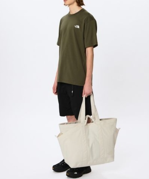 THE NORTH FACE(ザノースフェイス)の「THE NORTH FACE/ザ・ノース・フェイス トートバッグ SUNNY SIDE TOTE Lサイズ NM72605(トートバッグ・メンズ・ダークオリーブ/オフホワイト・FREE)」の8枚目の写真