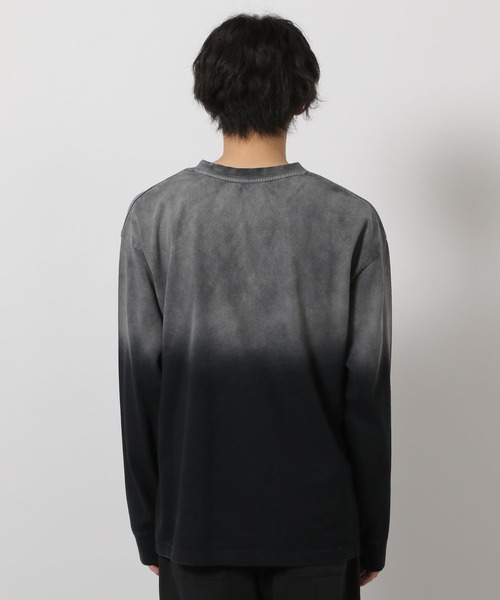 LAKOLE（ラコレ）の「グラデ加工ロンT / 638223（Tシャツ/カットソー・メンズ・ボルドー/カーキ・LARGE/MEDIUM）」の12枚目の写真