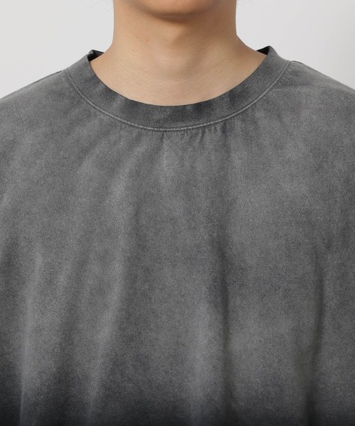 LAKOLE（ラコレ）の「グラデ加工ロンT / 638223（Tシャツ/カットソー・メンズ・ボルドー/カーキ・LARGE/MEDIUM）」の13枚目の写真