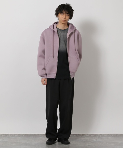 LAKOLE（ラコレ）の「グラデ加工ロンT / 638223（Tシャツ/カットソー・メンズ・ボルドー/カーキ・LARGE/MEDIUM）」の3枚目の写真