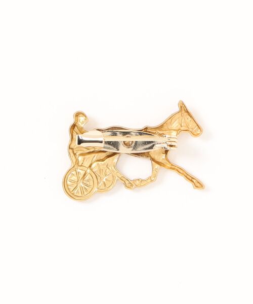tone（トーン）の「【Spill The Beans】BRASS馬車ブローチ(MA)（ブローチ/コサージュ・レディース・ゴールド・FREE）」の7枚目の写真