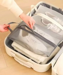 ammy.（エイミードット）の「【 ammy. / エイミードット 】 メッシュ シューズバッグ（ポーチ）」