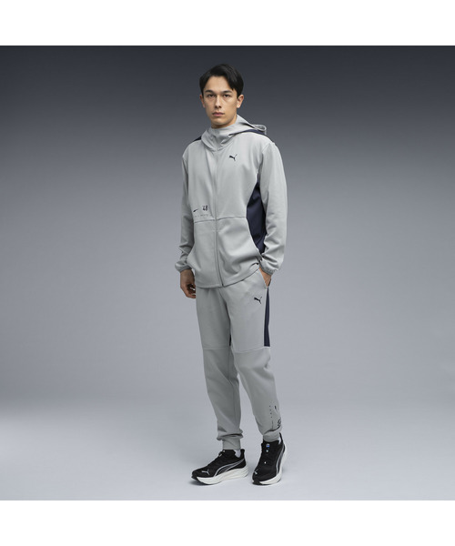 PUMA（プーマ）の「PUMA プーマ メンズ トレーニング ニットジャケット（ジャージ・メンズ・スモークグレー/ブラック・SMALL/X-LARGE/XX-LARGE/MEDIUM/LARGE）」の4枚目の写真