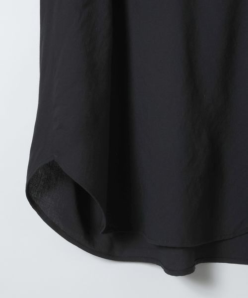 JEANASIS（ジーナシス）の「アシメフリルスキッパーチュニック/660216（チュニック・レディース・ホワイト/チャコールグレー/ブラック・FREE）」の7枚目の写真