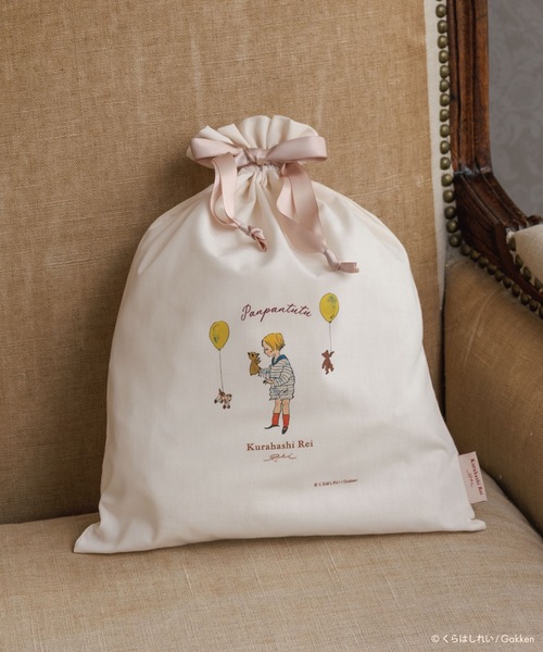 panpantutu（パンパンチュチュ）の「【くらはしれい】ガーゼおくるみ4点セット（おくるみ・キッズ・クリーム/ホワイト×ブラウン・FREE）」の13枚目の写真