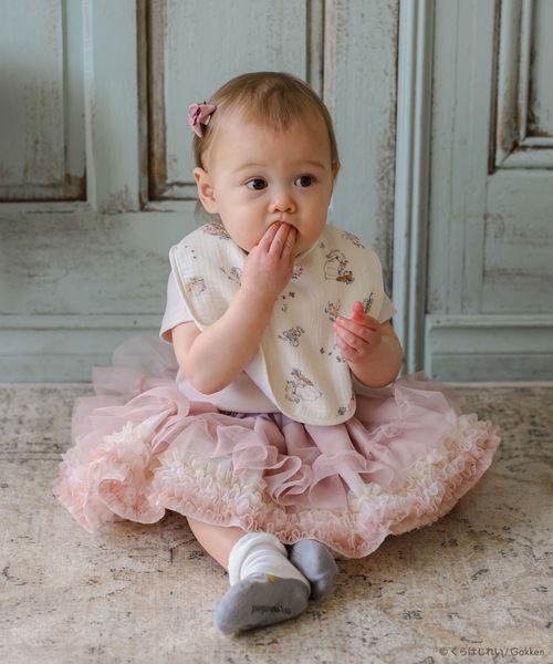 panpantutu（パンパンチュチュ）の「【くらはしれい】ガーゼおくるみ4点セット（おくるみ・キッズ・クリーム/ホワイト×ブラウン・FREE）」の7枚目の写真