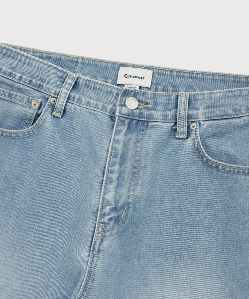 COVERNAT（カバーナット）の「リングサ レギュラーデニムパンツ ライトブルー（デニムパンツ・レディース・その他・SMALL/MEDIUM/LARGE/X-LARGE/XX-LARGE/X-SMALL）」の8枚目の写真