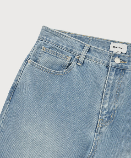 COVERNAT（カバーナット）の「リングサ レギュラーデニムパンツ ライトブルー（デニムパンツ・レディース・その他・SMALL/MEDIUM/LARGE/X-LARGE/XX-LARGE/X-SMALL）」の9枚目の写真