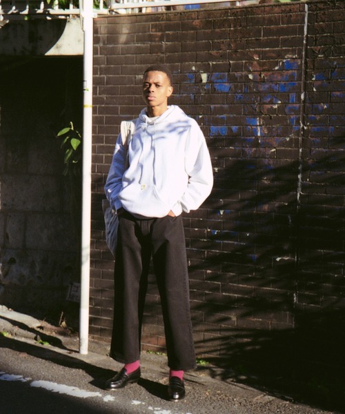 Russell Athletic(ラッセルアスレティック)の「RUSSELL ATHLETIC × BerBerJin / ラッセルアスレティック × ベルベルジン Nu Blend Sweat × Athletic jersey Double Face Hoodie プルオーバーパーカー シンプル 2026年春夏(パーカー・メンズ・ブラック/グレー/ネイビー・S/M/L/XL)」の8枚目の写真