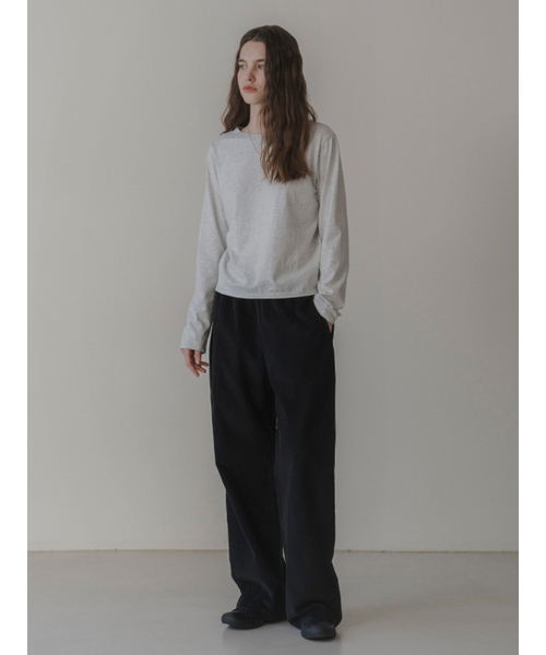 THEMITTEN(ザ・ミトン)の「Corduroy banding pants (black)(その他パンツ・レディース・その他・FREE)」の4枚目の写真