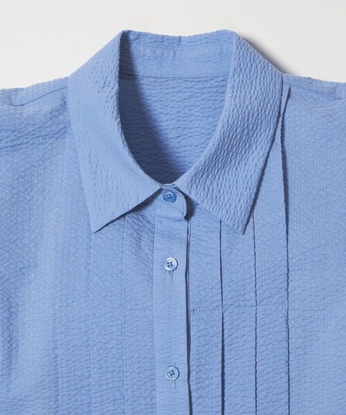 EMMEL REFINES（エメルリファインズ）の「＜EMMEL REFINES＞EM ワンダーウェーブ フロントタック ブラウス（シャツ/ブラウス・レディース・イエロー/ライトブルー/ホワイト・FREE）」の12枚目の写真