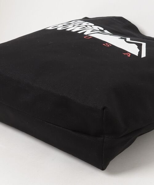 FIRST DOWN(ファーストダウン)の「【FIRST DOWN/ファーストダウン】CANVAS LOGO TOTE/キャンバスロゴトート(トートバッグ・メンズ・ブラック/アイボリー・FREE)」の17枚目の写真