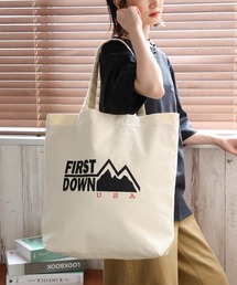 FIRST DOWN（ファーストダウン）の「【FIRST DOWN/ファーストダウン】CANVAS LOGO TOTE/キャンバスロゴトート（トートバッグ）」