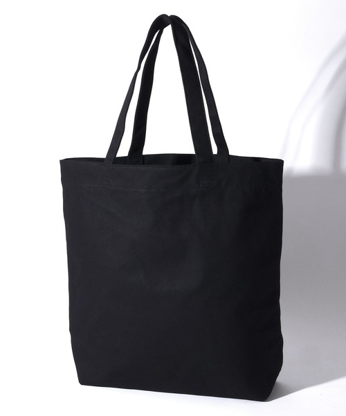 FIRST DOWN(ファーストダウン)の「【FIRST DOWN/ファーストダウン】CANVAS LOGO TOTE/キャンバスロゴトート(トートバッグ・メンズ・ブラック/アイボリー・FREE)」の11枚目の写真