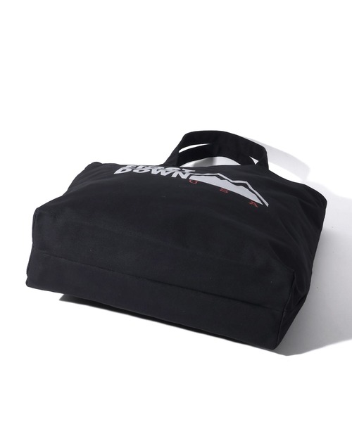 FIRST DOWN(ファーストダウン)の「【FIRST DOWN/ファーストダウン】CANVAS LOGO TOTE/キャンバスロゴトート(トートバッグ・メンズ・ブラック/アイボリー・FREE)」の12枚目の写真