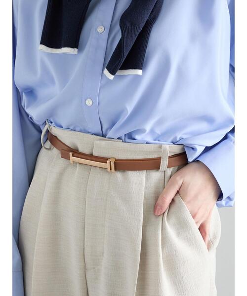 Te chichi（テチチ）の「メタルバックルリバーシブルベルト（ベルト・レディース・ブラック/キャメル・F）」の2枚目の写真