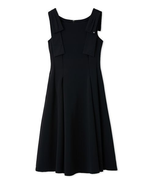 CELFORD(セルフォード)の「【多機能素材】ラッシュガードショルダーリボンワンピース(ワンピース・レディース・オフホワイト/ブラック・36/38)」の2枚目の写真