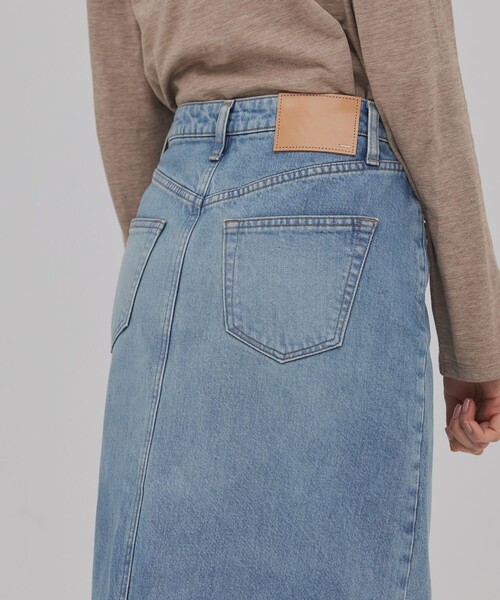 PUBLIC TOKYO(パブリックトウキョウ)の「【2026年春新作】PUBLIC DENIM SKIRT(デニムスカート・レディース・ブルー/ライトグレー・1/2)」の15枚目の写真