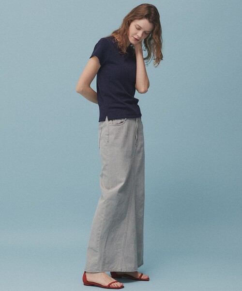 PUBLIC TOKYO(パブリックトウキョウ)の「【2026年春新作】PUBLIC DENIM SKIRT(デニムスカート・レディース・ブルー/ライトグレー・1/2)」の20枚目の写真