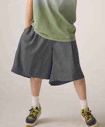 mp14761-twill wide easy shorts ワイドショートパンツ(AP2618035)