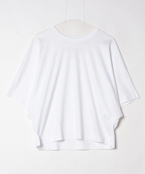 ROYAL FLASH（ロイヤルフラッシュ）の「＠スーピマコットンＳＳカットソーＷ（Tシャツ/カットソー・レディース・ホワイト/ブラック・1）」の2枚目の写真