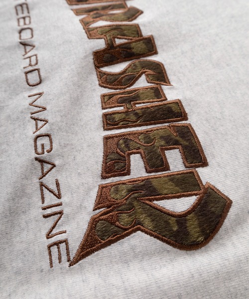 THRASHER(スラッシャー)の「【70】【THRASHER/スラッシャー】カモフラ/レオパード ブランドロゴ アップリケ刺繍 クルーネックTシャツ/ショート丈有り(Tシャツ/カットソー・メンズ・ピンク/ブラック/ブラック系その他/アッシュグレー・M/FREE/XL/L)」の10枚目の写真