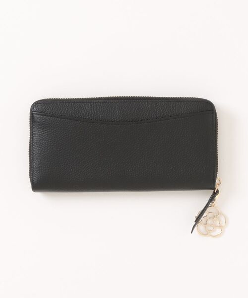 CLATHAS（クレイサス）の「カーラ ラウンド長財布（財布・レディース・ラベンダー/ブラック/ライトブルー・FREE）」の4枚目の写真