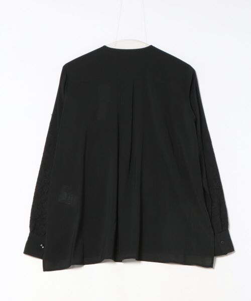 DESIGNWORKS（デザインワークス）の「キュプララッセルレースブラウス（シャツ/ブラウス・レディース・ブラック・38）」の2枚目の写真