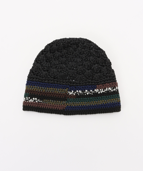 KIJIMA TAKAYUKI（キジマ　タカユキ）の「KIJIMA TAKAYUKI HAND KNIT BEANIE WKNY261210：ニットキャップ（ニットキャップ/ビーニー・レディース・ブラック・FREE）」の7枚目の写真