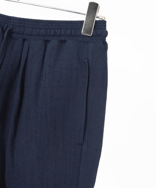 Maison code 13(メゾンコードサーティーン)の「mp14769-linen like belted shorts リネン風ショートパンツ(M26S-13)(その他パンツ・メンズ・ネイビー/グレイッシュベージュ・S/M/L)」の20枚目の写真