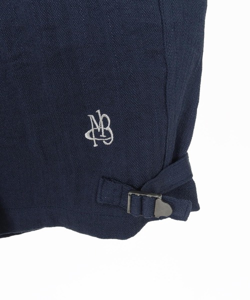 Maison code 13(メゾンコードサーティーン)の「mp14769-linen like belted shorts リネン風ショートパンツ(M26S-13)(その他パンツ・メンズ・ネイビー/グレイッシュベージュ・S/M/L)」の21枚目の写真